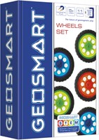 GeoSmart set de construcción magnética Wheel Set con ruedas y motor