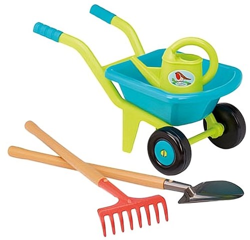 Ecoiffier carretilla set de jardín juguete para niños con herramientas