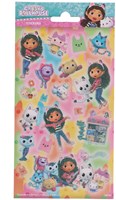 Totum stickers hoja de purpurina Gabby's Dollhouse - pegatinas glitter niños