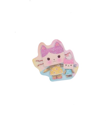 Totum stickers hoja de purpurina Gabby's Dollhouse - pegatinas glitter niños-2