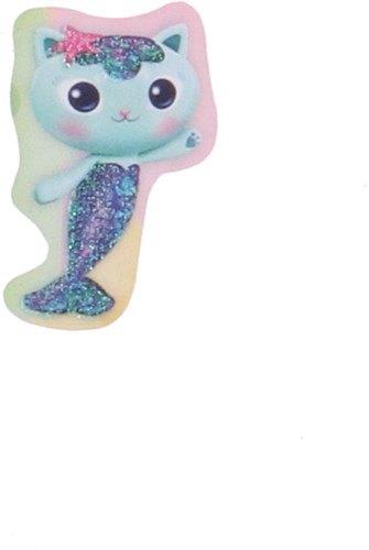 Totum stickers hoja de purpurina Gabby's Dollhouse - pegatinas glitter niños-3