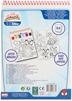 Canenco Spidey libro para colorear con acuarelas para niños - Marvel Spider-Man-2