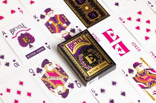 Bicycle cartas de jugar Elton John - Juego de cartas música premium-2