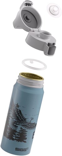 SIGG botella Brave Eagle aluminio 0,5l para niños azul-2