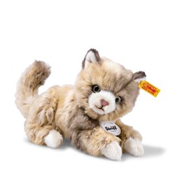 Steiff gato de peluche Lucy gris oscuro - peluche 18 cm - muñeco suave