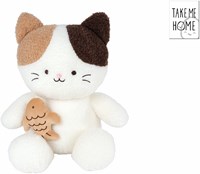 Take Me Home peluche gato con pez 55 cm juguete