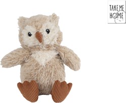 Take Me Home peluche búho 20cm marrón juguete infantil