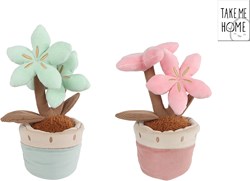 Take Me Home planta de peluche juguete con flores 24cm