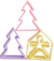 Dena set de juego de silicona pastel niño casa árbol juguete educativo