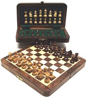 HOT Games ajedrez magnético acacia incrustado 25x13cm clásico
