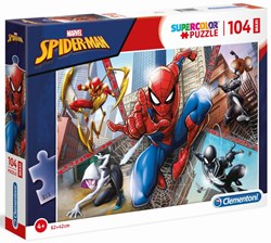 Clementoni puzzle Spider-Man 104 piezas maxi puzzle infantil cartón