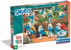 Clementoni puzzle Pitufos - 104 piezas - puzzle infantil cartón