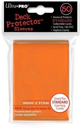 Ultra Pro fundas para cartas naranja 50 unidades - protección cartas coleccionables
