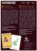 Asmodee juego de cartas Nonsense Family para niños y adultos