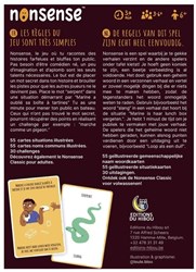 Asmodee juego de cartas Nonsense Family para niños y adultos