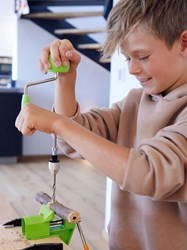 Haba Terra Kids - Taladro manual para jóvenes aventureros y manitas