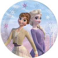 Globos platos de papel Frozen 2 Wind Spirit FSC 8 unidades cumpleaños