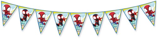 Globos guirnalda de papel Spidey FSC 3 metros decoración fiesta infantil-2