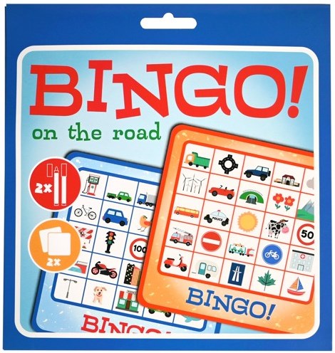Wins Holland juego de bingo para viajes - bingo de tráfico para niños