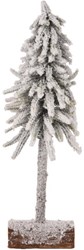 Decoris árbol de Navidad artificial nieve decoración verde 45cm ambiente