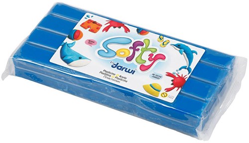 Creativ Company plastilina azul - arcilla autosecante 500g para niños-3