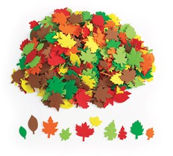 Colorations - Gekleurde Bladeren Foam, 500st.