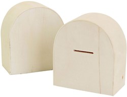 Creativ Company hucha de madera kit creativo 10x9cm - 12 unidades
