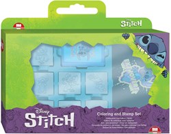 Multiprint set de sellos Stitch juguete creativo 11 piezas con rotuladores