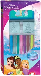 Multiprint set de sellos Princesa Disney kit creativo con libro para colorear