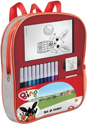 Multiprint mochila Bing set de sellos con rotuladores y pegatinas