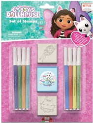 Gabby's Dollhouse set de sellos azul 11 piezas con rotuladores
