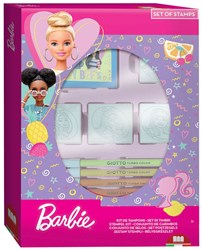 Multiprint set de sellos Barbie juguete creativo con 4 sellos