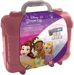 Multiprint maletín creativo Princesa Disney set viaje sellos colores rosa