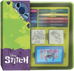 Multiprint set de sellos Stitch y rotuladores en caja de almacenamiento creativa