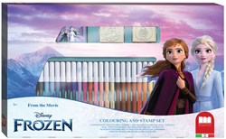 Multiprint set de colorear Frozen sellos 41 piezas caja creativa niños