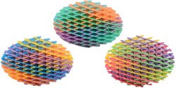 Johntoy Rainbow Shapeshifter Worm juguete fidget colores arcoíris