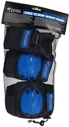 Set de protección skate Street Runner S azul 6 piezas para niños