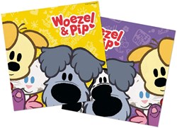 Folat - Servilletas Woezel & Pip 20 unidades para decoración de fiesta infantil