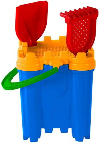 Set cubo castillo juguete para niños - cubo colorido 4 piezas