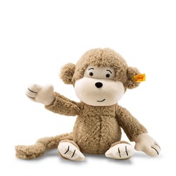 Steiff peluche mono Brownie - amigo suave para abrazar - 30 cm - beige