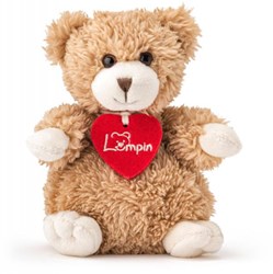 Lumpin oso de peluche 14 cm - multicolor - mini oso adorable