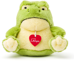 Lumpin peluche rana Bernard 18 cm - suave rana de peluche para niños