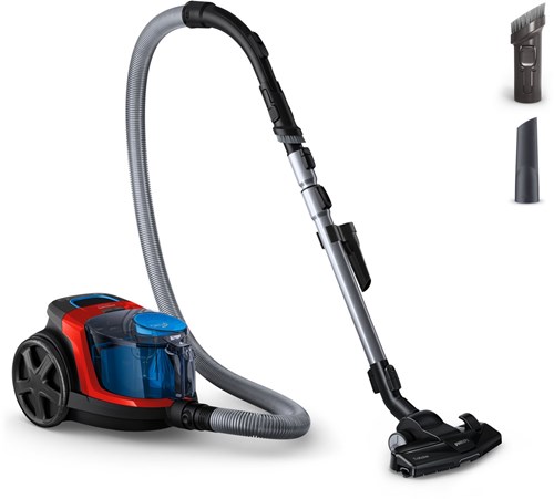 Aspiradora Philips PowerPro Compact sin bolsa FC9330/09 roja 900W