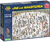 Jumbo puzzle Jan van Haasteren 2000 piezas skateboarding dibujo animado-2
