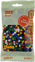 Hama cuentas para planchar bio colores vivos - juguete ecológico 1000uds