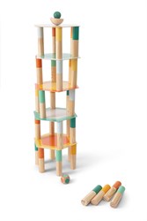 BS Toys Mega Torre de equilibrio - juego de equilibrio de madera - juguete educativo - madera FSC