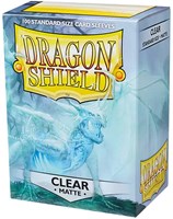 Dragon Shield fundas para cartas mate - 100 unidades - transparente - tamaño estándar-3