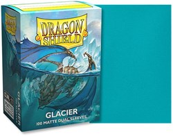 Asmodee Dragon Shield fundas mate Glacier 100 uds - protección cartas