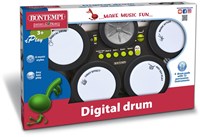 Bontempi batería digital juguete electrónico con LED y estilos musicales-2