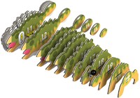 Eugy Puzzle 3D Ankylosaurus - Juguete dinosaurio de cartón-3